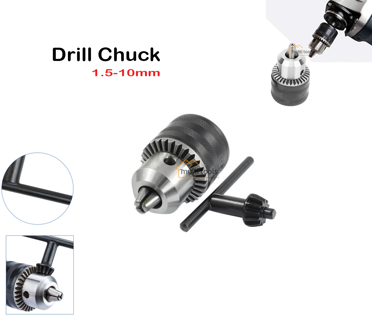Drill Chuck 1.5-10mm